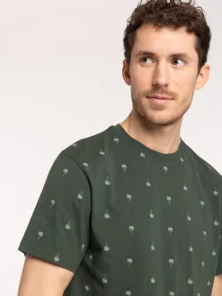 T-shirt motif palmier empire homme