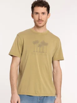 T-shirt motif palmier homme