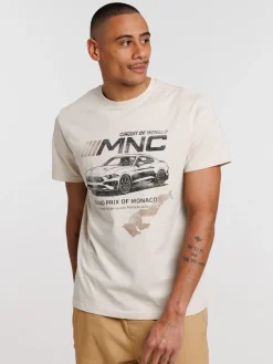 T-shirt motif voiture homme