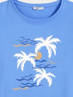 T-shirt motifs brillants femme