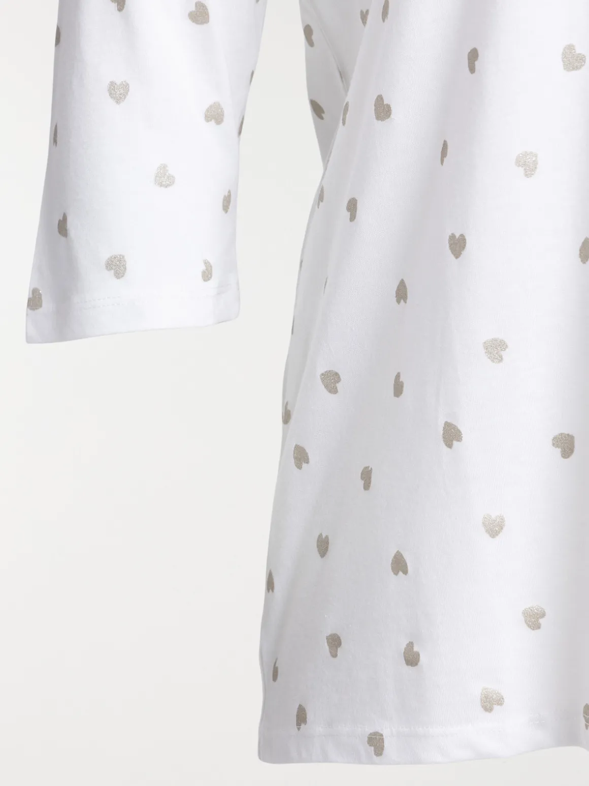 T-shirt motifs coeur grande taille femme