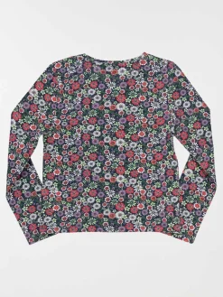 T-shirt motifs fleurs fille (3-12A)