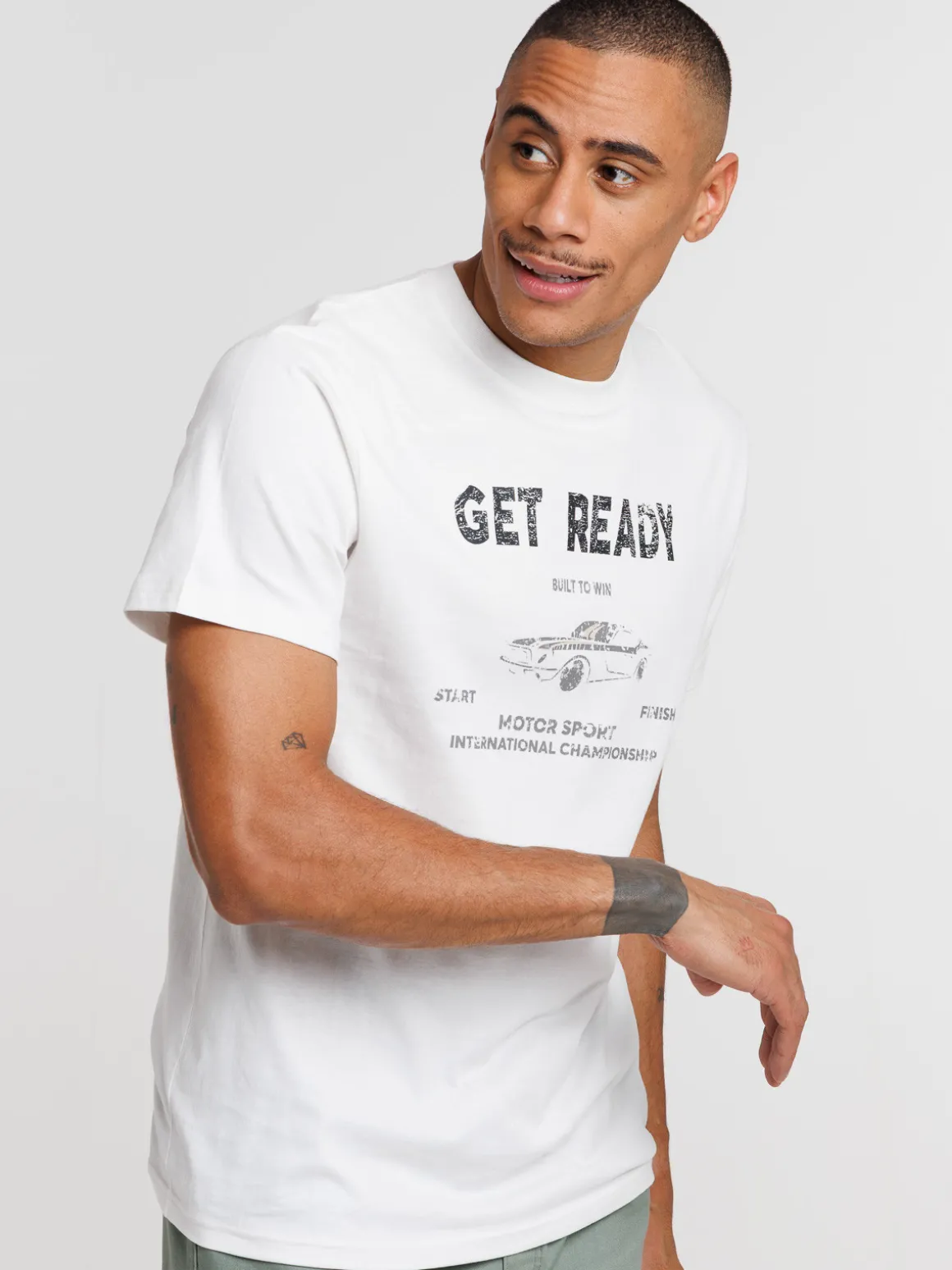 T-shirt motor sport homme