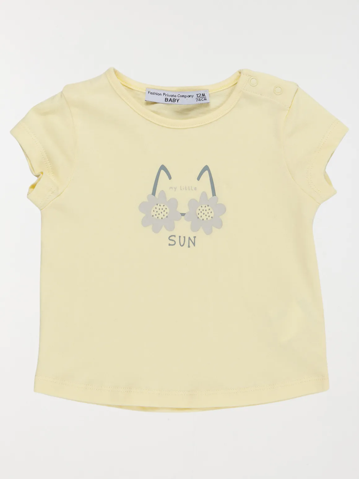 T-shirt my little sun fille (3-36M)