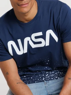 T-shirt Nasa col rond homme