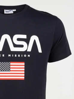 T-shirt NASA homme coloris marine navy