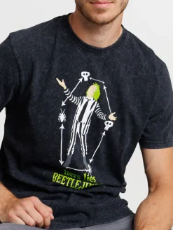 T-shirt noir Beetlejuice homme