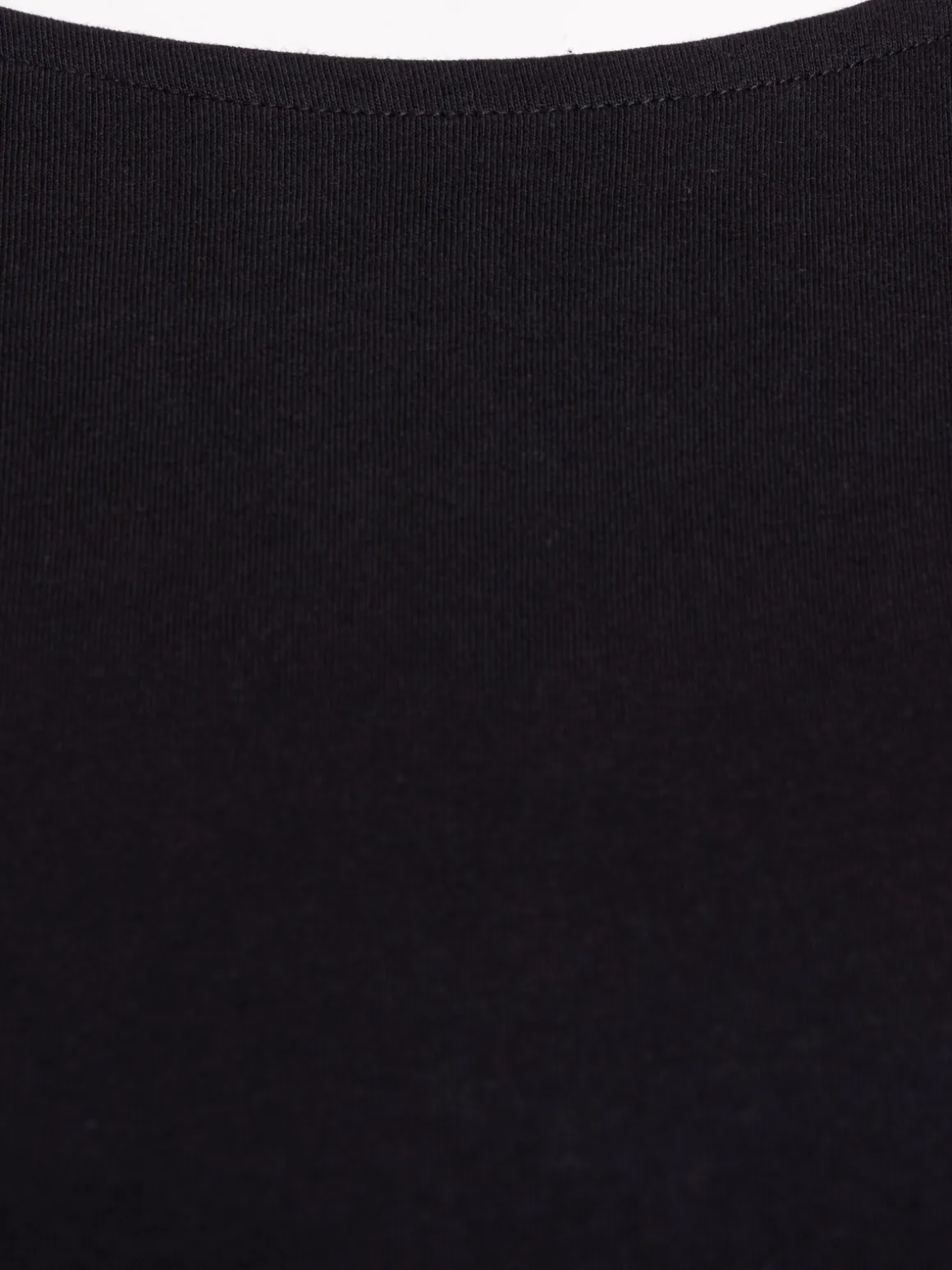 T-shirt noir coton grande taille femme