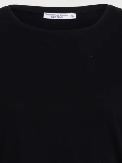 T-shirt noir grande taille femme