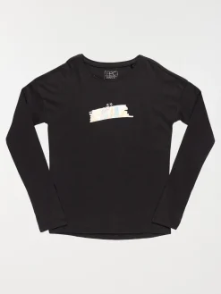 T-shirt noir message fille (10-16A)