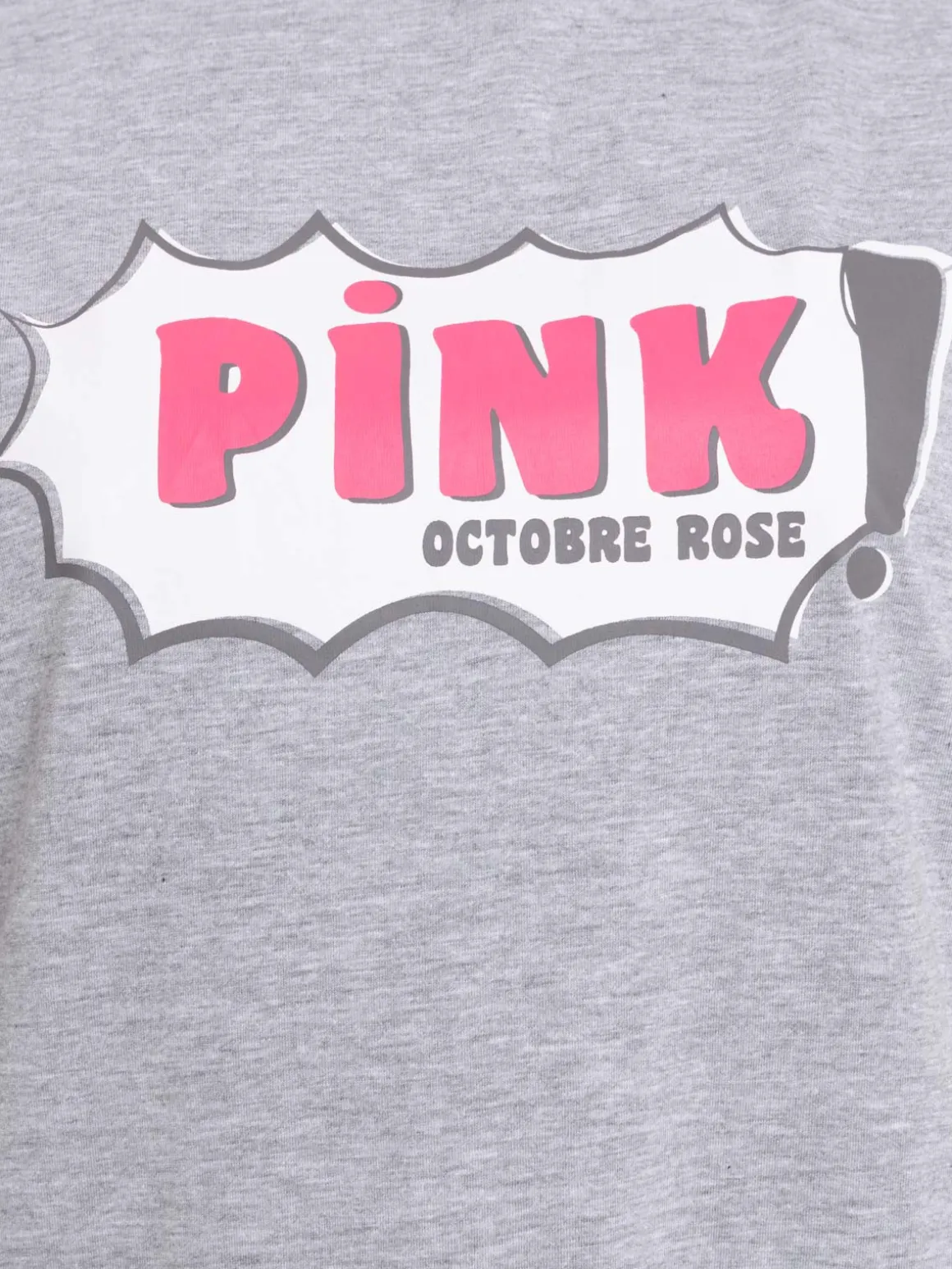 T-shirt octobre rose grande taille femme