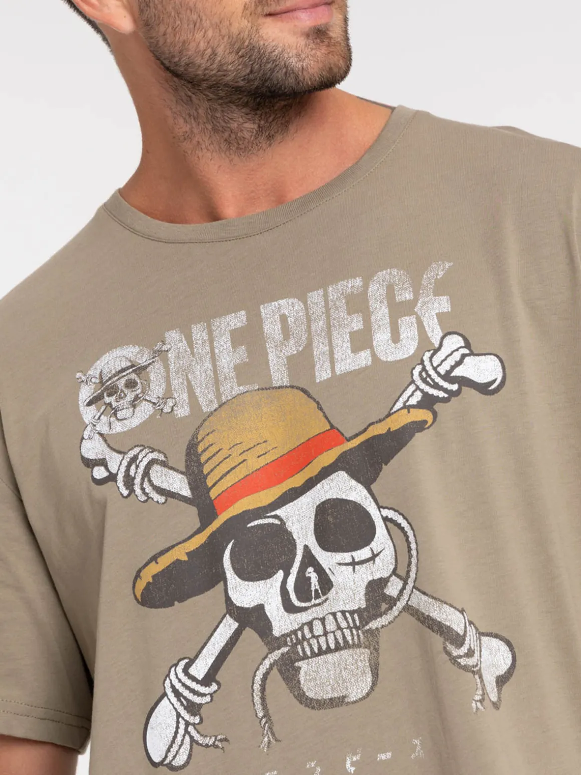 T-shirt One piece tilleul homme