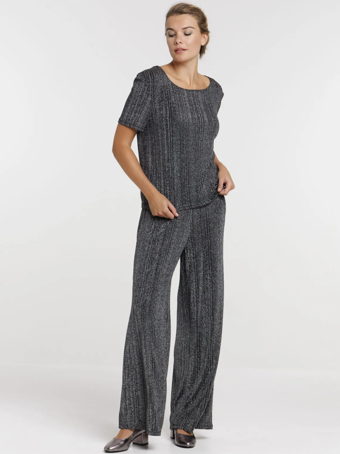 T-shirt pailleté femme