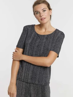 T-shirt pailleté femme