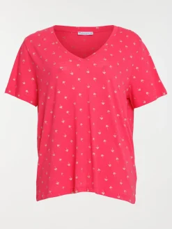 T-shirt palmier grande taille femme