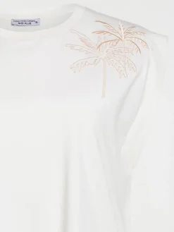 T-shirt palmiers grande taille femme