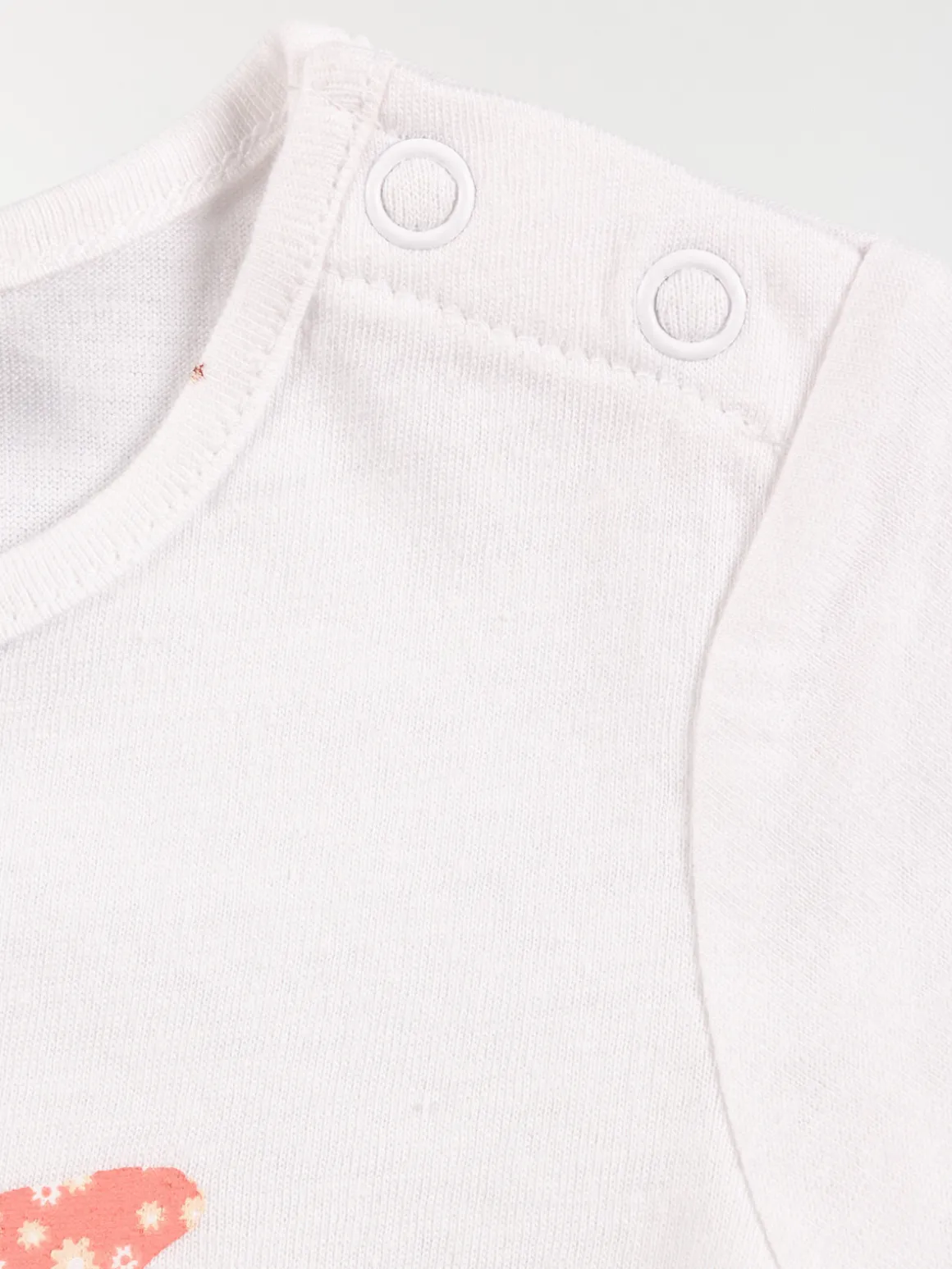 T-shirt papillon fille blanc (3-24M)