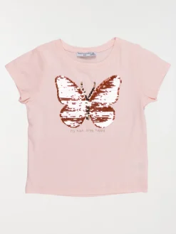 T-shirt papillon sequins fille (3-12A)