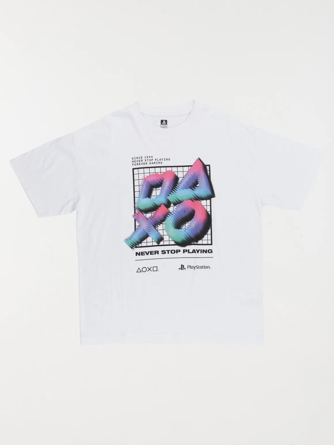 T-shirt Playstation blanc garçon (XXS-M)