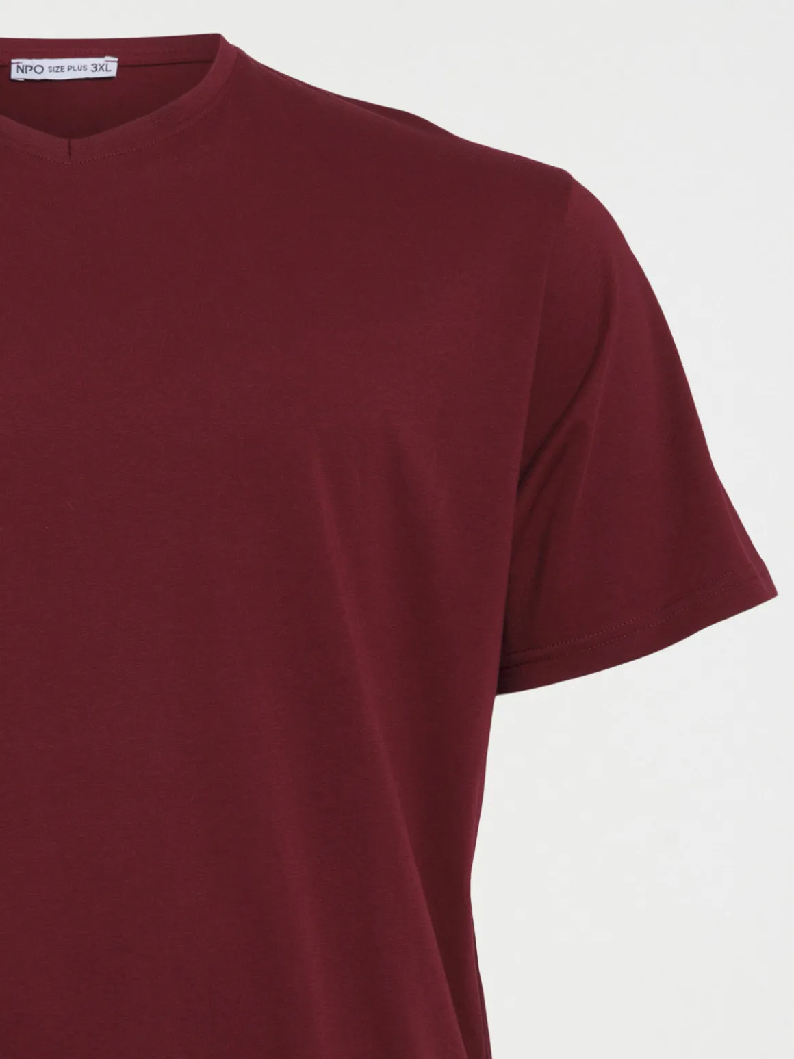 T-shirt pourpre grande taille homme