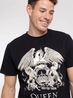 T-shirt Queen noir homme