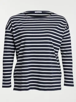 T-shirt rayé grande taille femme