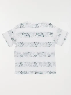 T-shirt rayure feuillage garçon (XXS-M)