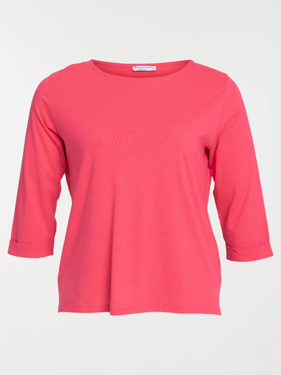 T-shirt rose fiesta grande taille femme