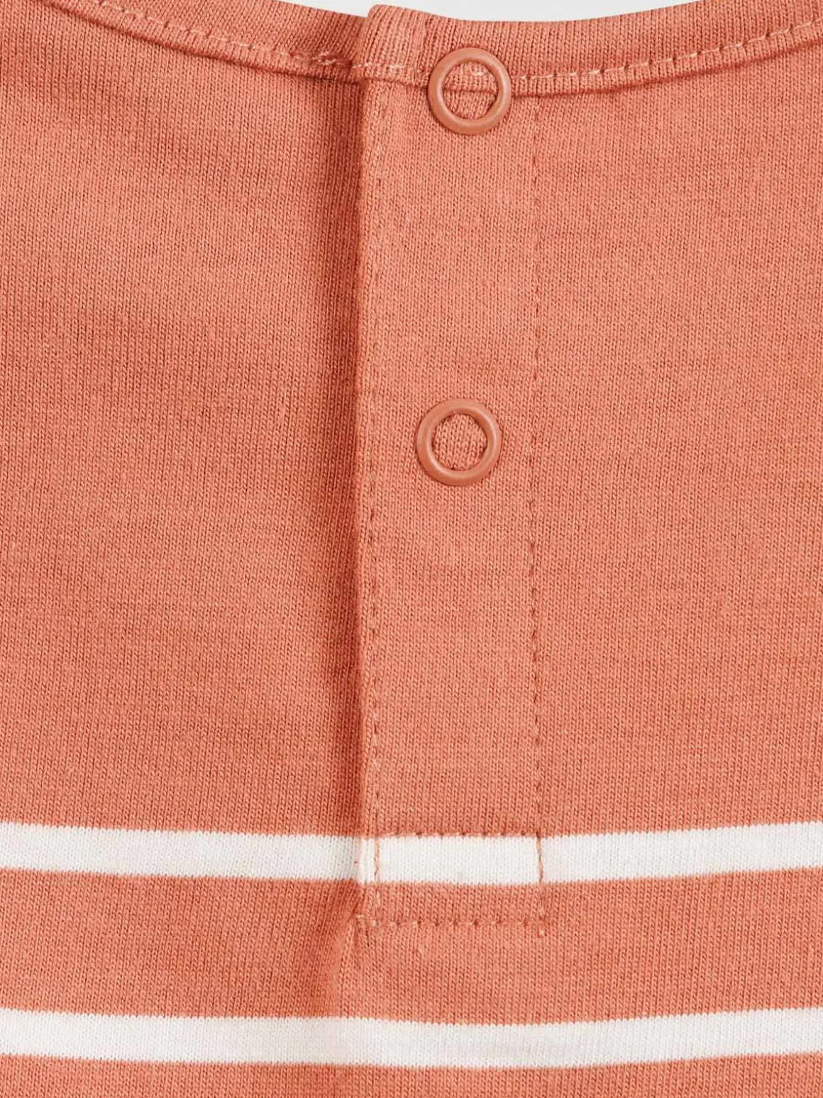 T-shirt rose sauvage rayé garçon (3-36M)