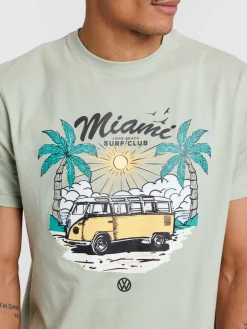 T-shirt sauge imprimé Miami homme