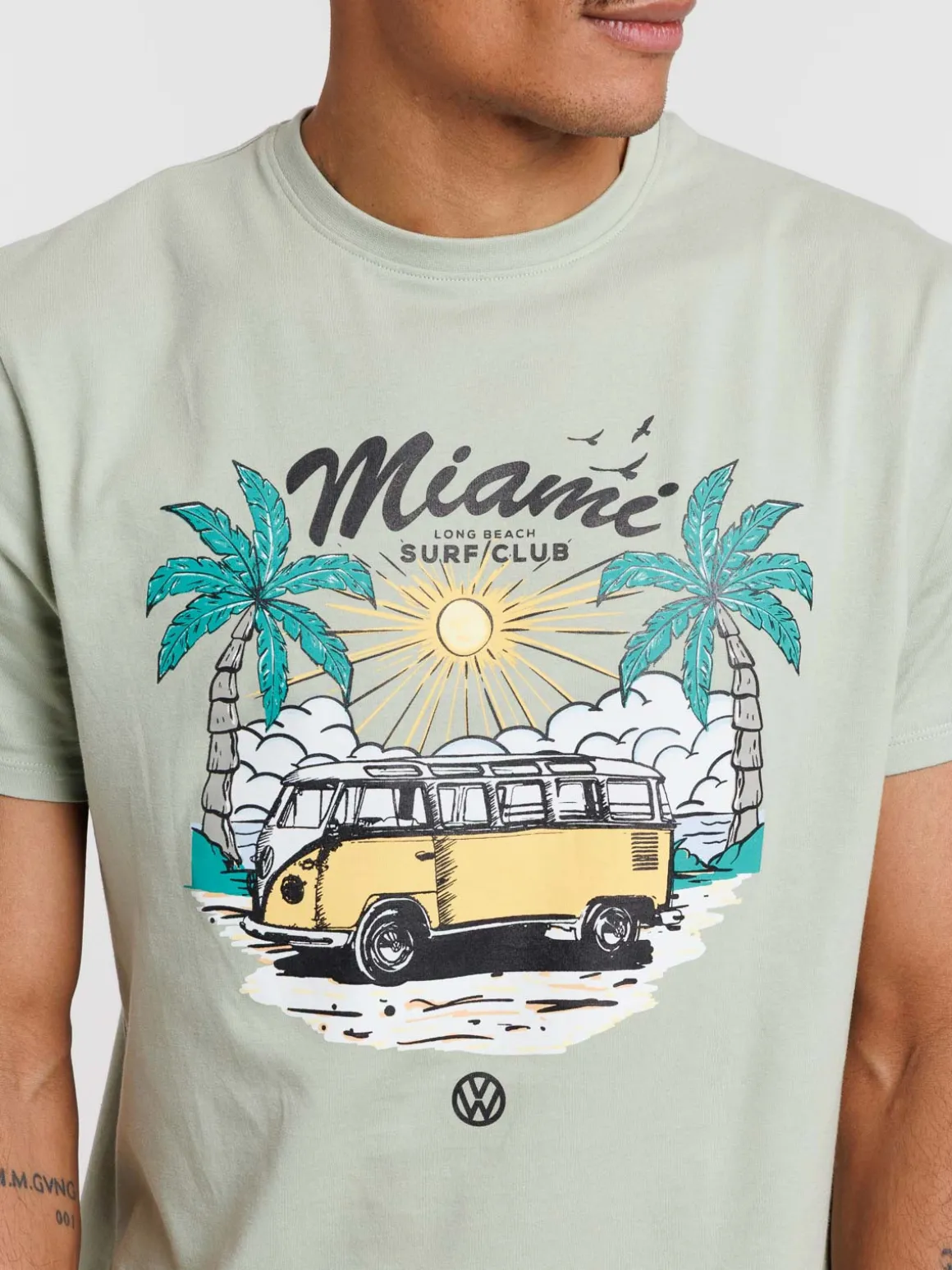 T-shirt sauge imprimé Miami homme