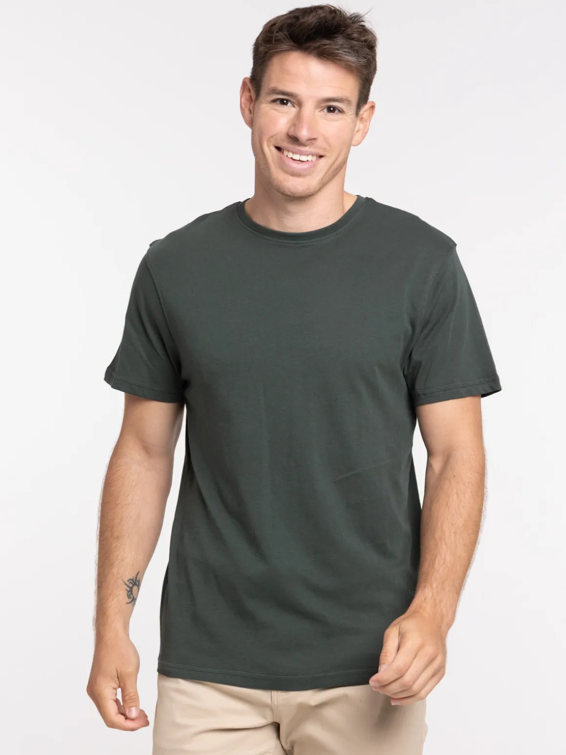T-shirt slim fit coloris empire homme