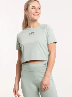 T-shirt sport coloris jade femme