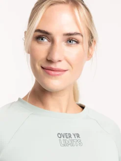 T-shirt sport coloris jade femme