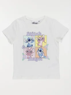 T-shirt Stitch et Angel fille (4-12A)