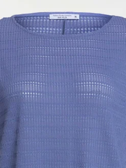 T-shirt sunset blue grande taille femme