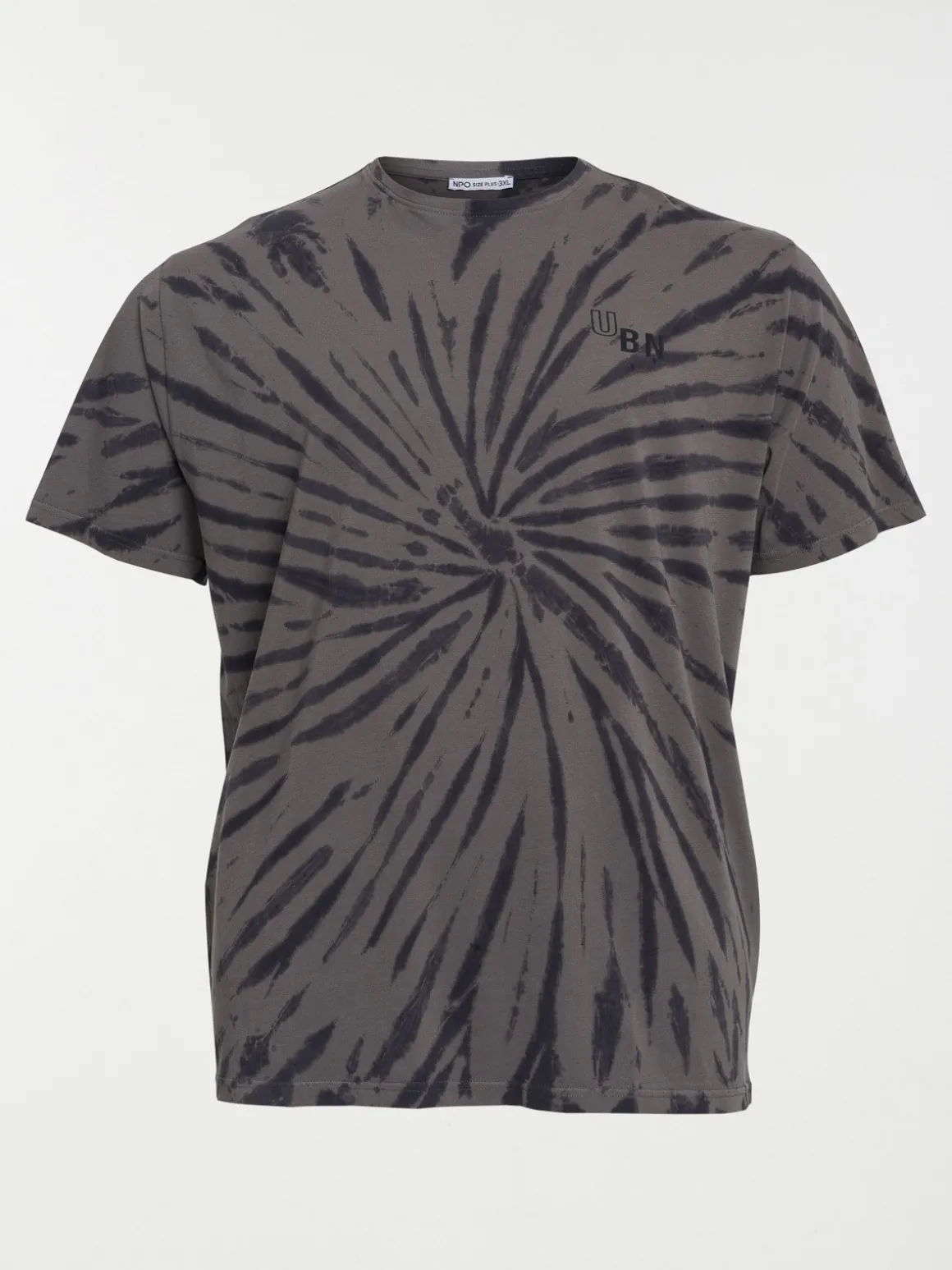 T-shirt tie and dye grande taille homme