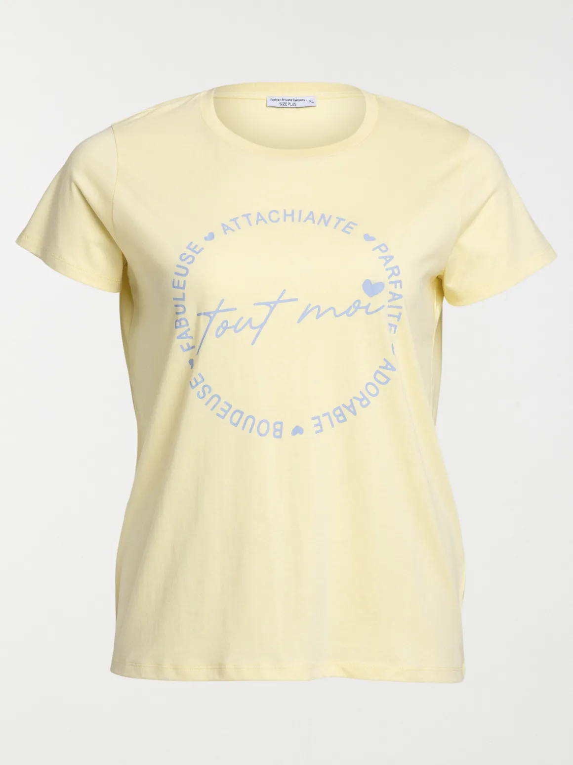 T-shirt tout moi grande taille femme