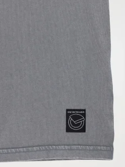 T-shirt uni gris orage garçon (XXS-M)