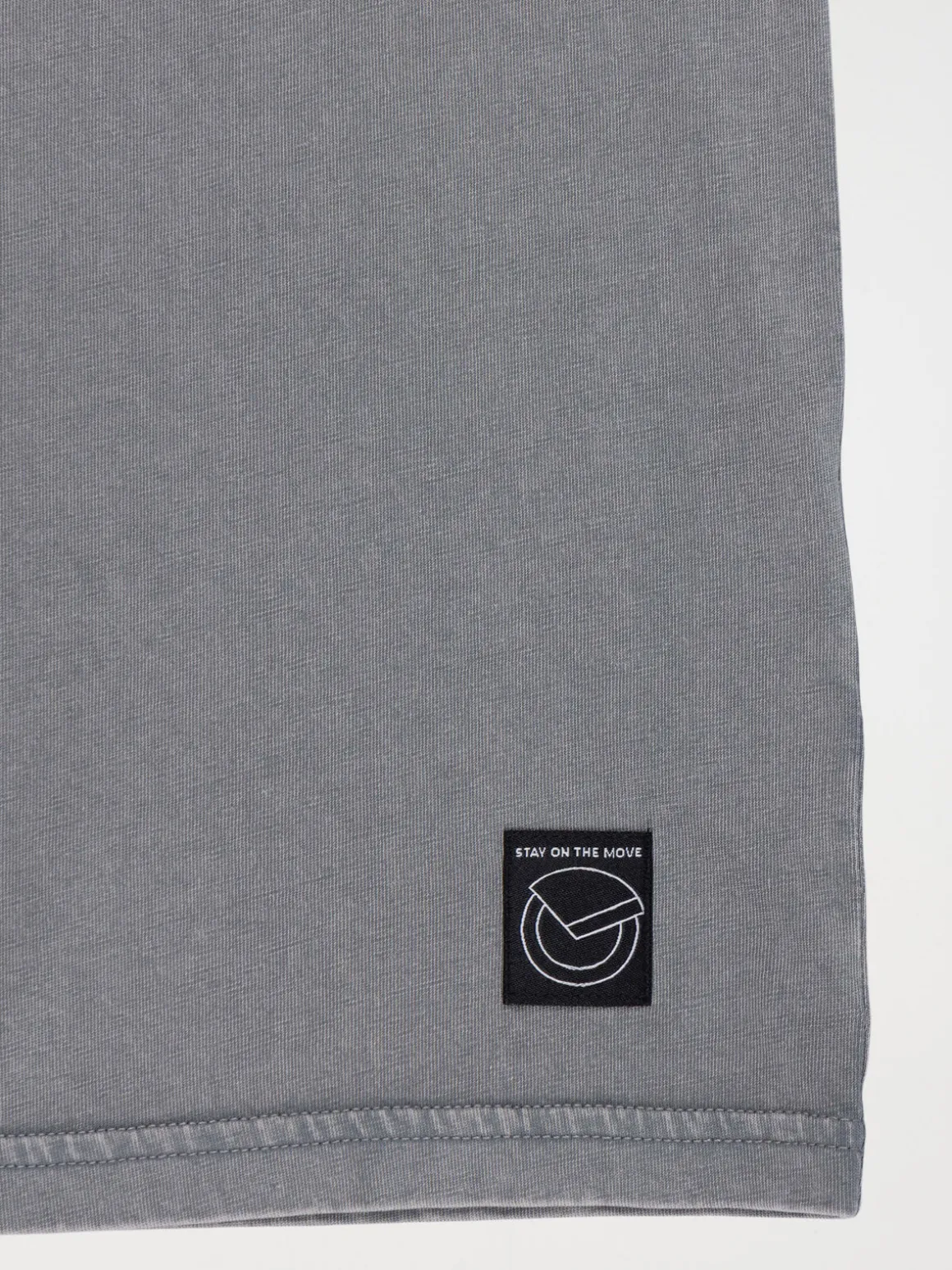 T-shirt uni gris orage garçon (XXS-M)
