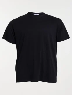 T-shirt uni noir grande taille homme