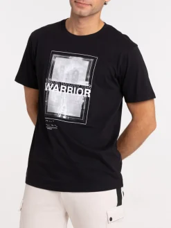 T-shirt urban warrior noir homme