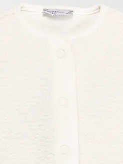 Veste boutonnée sherpa fille (3-12A)