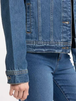 Veste en jean stone femme