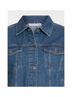 Veste en jean stone grande taille femme