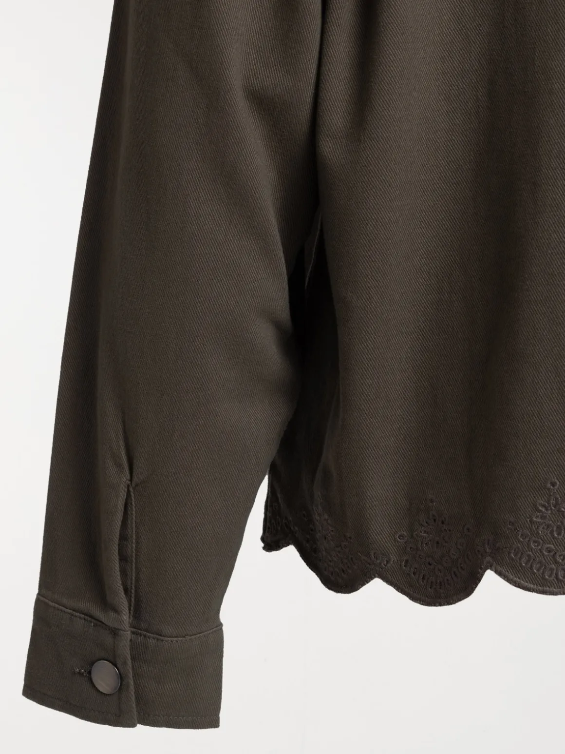 Veste festonnée grande taille femme