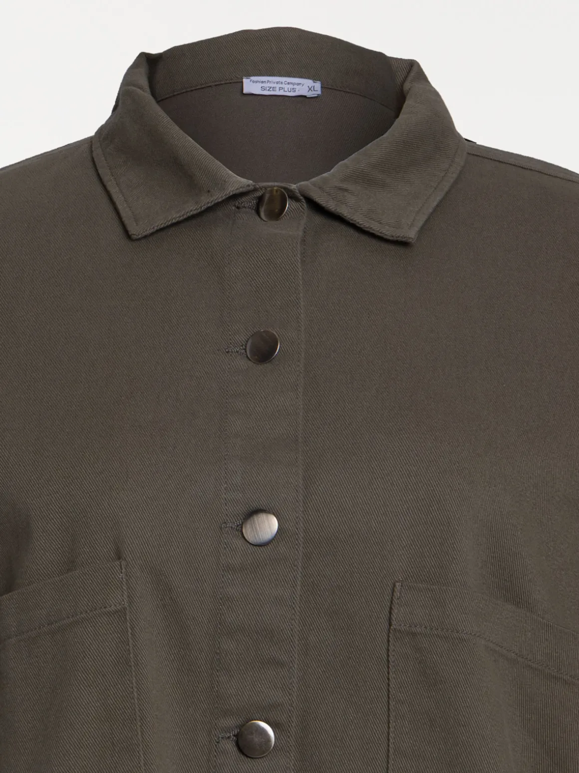 Veste festonnée grande taille femme