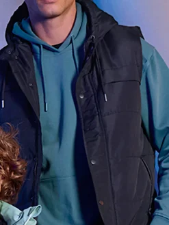 Veste sans manches noir homme