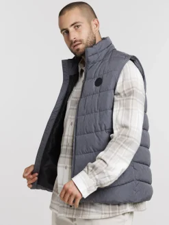 Veste sans manches zippée homme