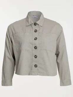 Veste sauge grande taille femme